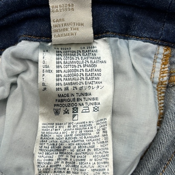 Diesel Industry Super Slim Skinny Low Waist Size 28 - Picture 10 of 16